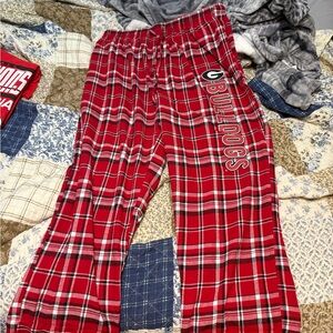 Red Plaid Women's Pajama Pants